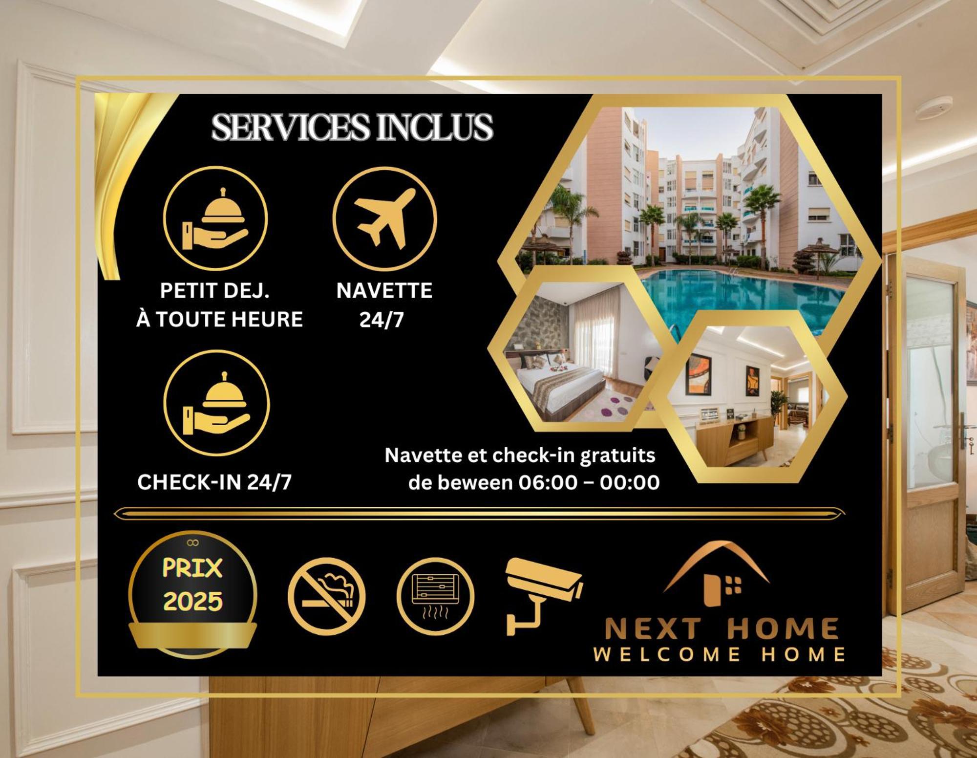 Nexthome - Airport Nouaceur Esterno foto